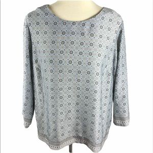 Paraphrase light blue blouse size L